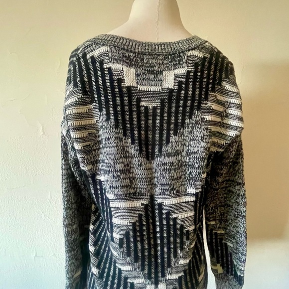 Anthropologie Silence + Noise Deep V sweater XS Cozy top Cotton blend Excellent - Picture 2 of 5